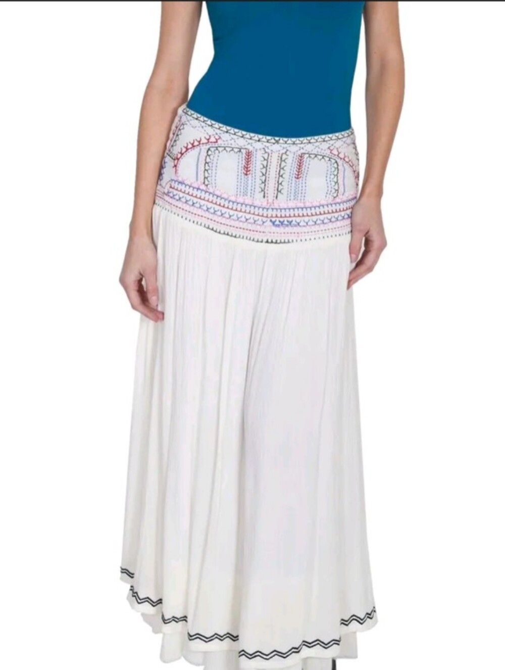 NWT Scully Cantina Embroidered Boho Skirt